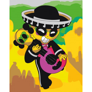 Картина по номерам "Brawl Stars Бравл Старс: Покій з гітарою"