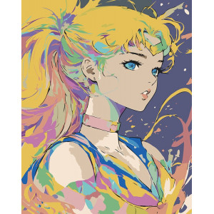 Картина по номерам "Аниме Сейлор Мун Sailor Moon: портрет"