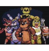 Картина по номерам "Фнаф Freddy's Аниматроники 2"