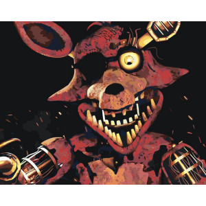 Картина по номерам "Фнаф Five nights at Freddy's Фокси"