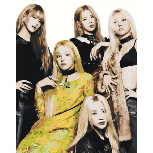 Картина по номерам "KPOP кпоп группа GI-dle Джи Айдл "