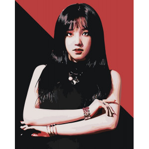 Картина по номерам "K-POP группа (G)I-dle Джи Айдл: Сун Юйци"