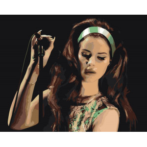 Картина по номерам "Lana Del Rey Лана Дель Рей: на сцені"