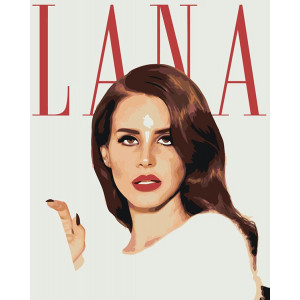 Картина по номерам "Lana Del Rey Лана Дель Рей 11"