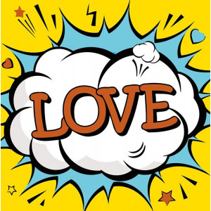 Картина по номерам "Love"