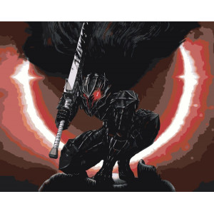 Картина по номерам "Берсерк Berserk манга аниме: Гатс броня"
