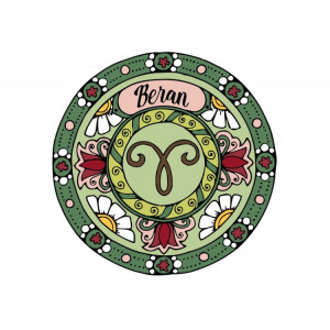Картина по номерам "Знак зодиака. Овен"
