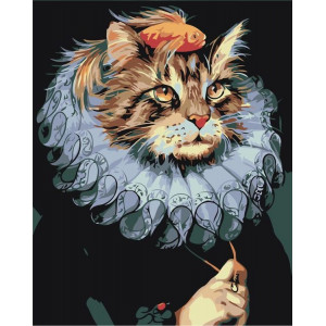 Картина по номерам "Кот-дворянин"