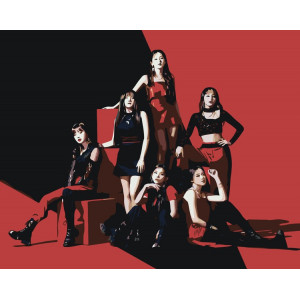 Картина по номерам "K-POP группа (G)I-dle Джи Айдл 3"