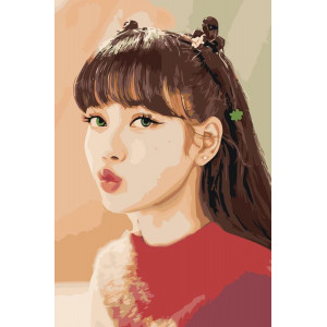 Картина по номерам "К-поп группа BlackPink: Lisa"