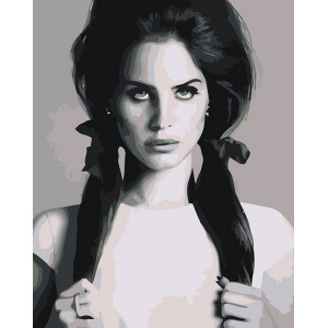 Картина по номерам "Lana Del Rey Лана Дель Рей 1"
