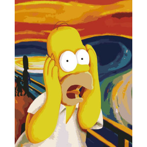 Картина по номерам "Simpsons Сімпсони: Гомер Крик"