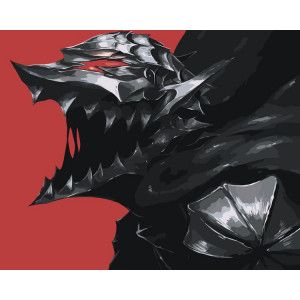 Картина по номерам "Берсерк Berserk манга аніме: Гатс броня"