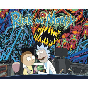 Картина по номерам "Рик и Морти Rick and Morty: Арт "