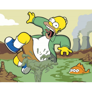Картина по номерам "Simpsons Симпсоны: Гомер 2"