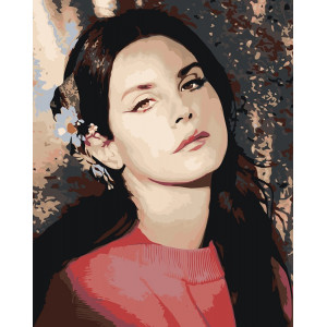 Картина по номерам "Lana Del Rey Лана Дель Рей 7"