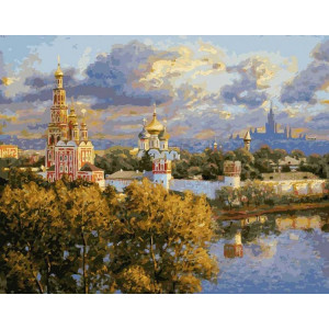 Картина по номерам "В останніх променях заходу сонця"