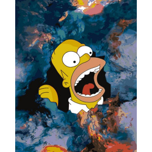 Картина по номерам "Simpsons Сімпсони: Гомер"