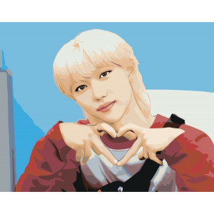 Картина по номерам "Stray Kids Стрей Кидс: Феликс 8"