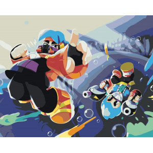 Картина по номерам "Brawl Stars Бравл Старс: герой Фэнг"