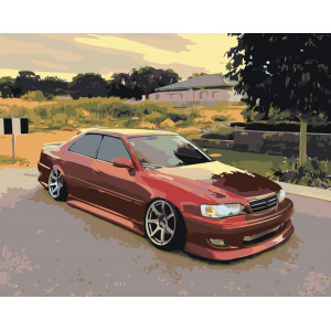 Картина по номерам "Машини: Toyota Mark 2 Toyota Mark 2"