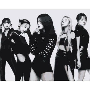 Картина по номерам "K-POP группа (G)I-dle Джи Айдл"