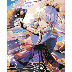 Картина по номерам "Genshin Impact Геншин Импакт: Аяка 2"