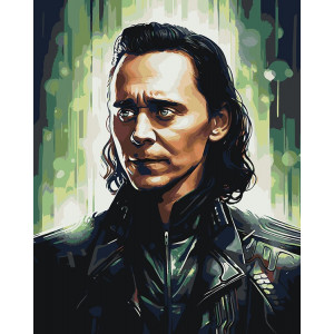 Картина по номерам "Марвел Marvel: Бог обмана Локи 4"