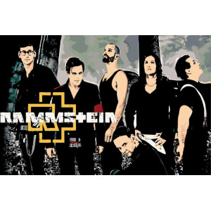 Картина по номерам "Rammstein"