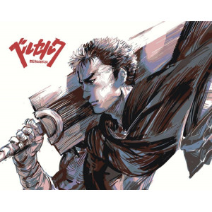 Картина по номерам "Берсерк Berserk манга аниме: Гатс арт"