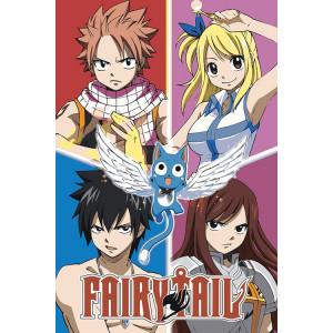Картина по номерам "Аніме Хвіст Феї Fairy Tale постер 2"