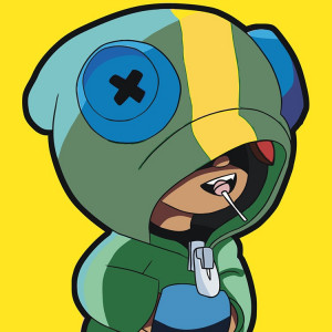 Картина по номерам "Brawl Stars Бравл Старс: герой Леон"