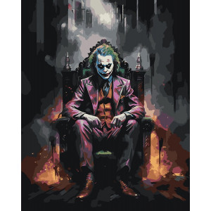 Картина по номерам "Джокер Joker: Лиходій на троні"
