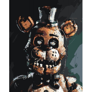 Картина по номерам "Фнаф Five nights at Freddy's Фредди "