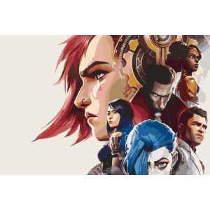 Картина по номерам "League of legends. Аркейн - Постер 2"