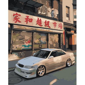 Картина по номерам "Машини: Toyota Mark 2 Toyota Mark 2"