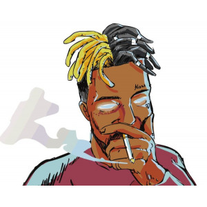 Картина по номерам "XXXTENTACION 5"