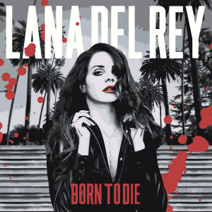 Картина по номерам "Lana Del Rey Лана Дель Рей: обложка арт чб"