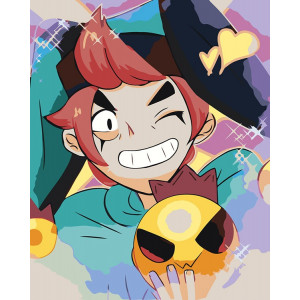 Картина по номерам "Brawl Stars Бравл Старс: герой Честер"