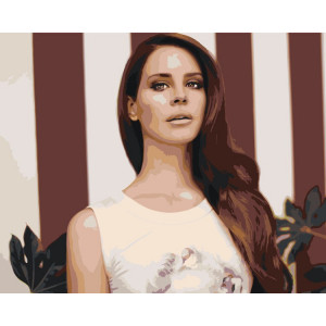 Картина по номерам "Lana Del Rey Лана Дель Рей 5"