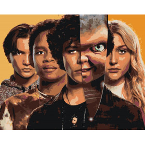 Картина по номерам "Актеры из сериала Чаки"