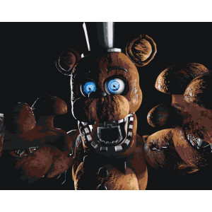 Картина по номерам "Фнаф Five nights at Freddy's Фредді"