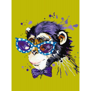 Картина по номерам "Disсo Monkey"