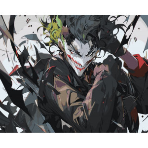 Картина по номерам "Джокер Joker: В стиле аниме"