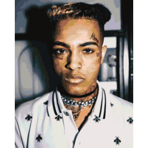 Картина по номерам "XXXTENTACION 4"