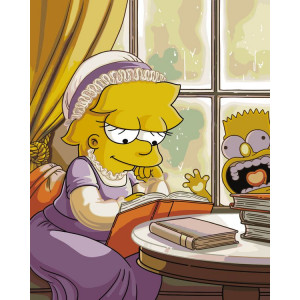 Картина по номерам "Simpsons Сімпсони: Ліза та Барт"