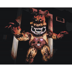 Картина по номерам "Фнаф Five nights at Freddy's Фредди 3"
