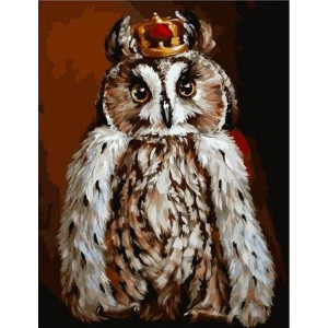 Картина по номерам "Королева сова"