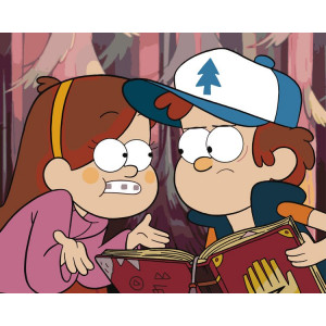 Картина по номерам "Gravity Falls Гравити Фолз: Мейбл и Диппер 2"