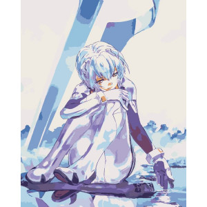 Картина по номерам "Evangelion Евангелион: Рей Аянами 4"